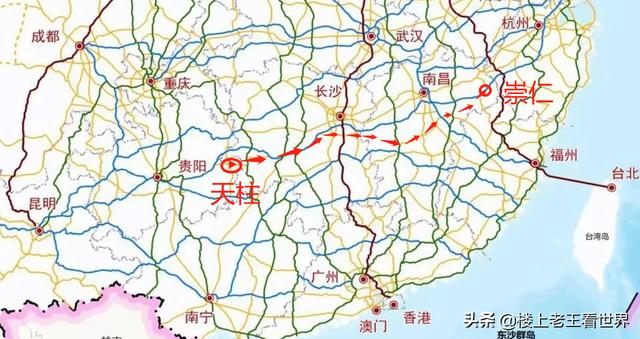 江西高速公路交通图（江西高速地图全图高清版）